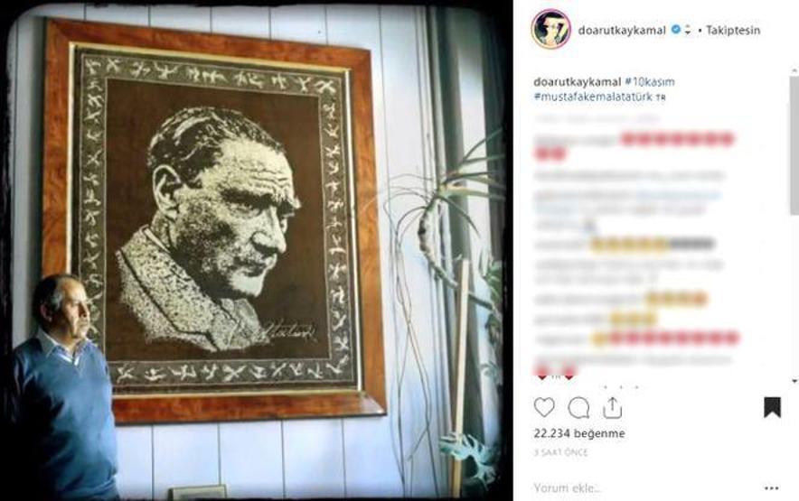 Ünlülerin 10 Kasım mesajları