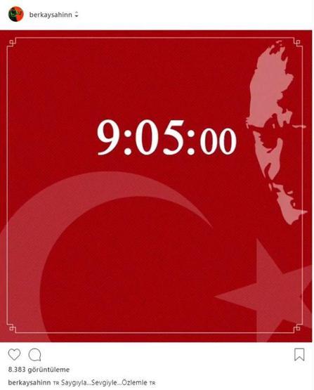 Ünlülerin 10 Kasım mesajları