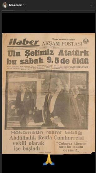 Ünlülerin 10 Kasım mesajları