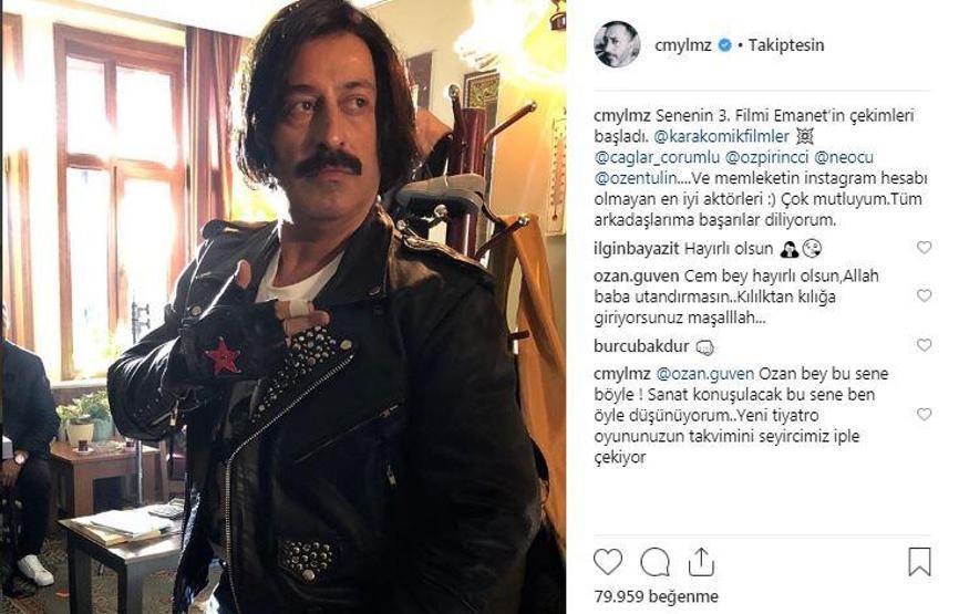 Cem Yılmaz Emanetin çekimlerine başladı