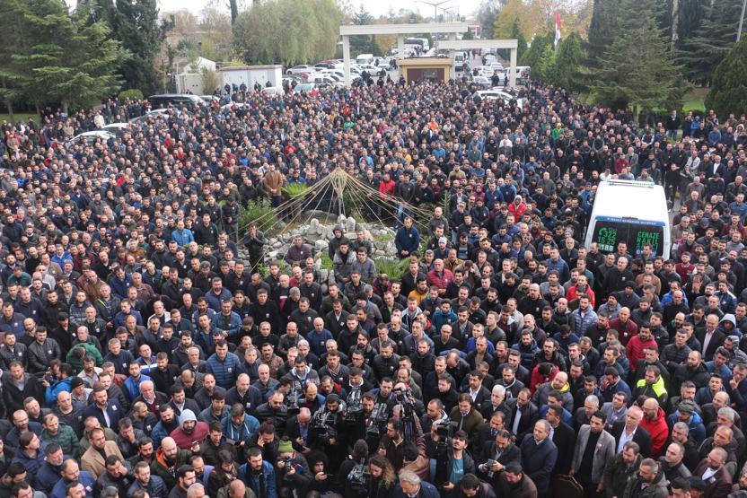 Lastik-İş Genel Başkanı son yolculuğuna uğurlandı