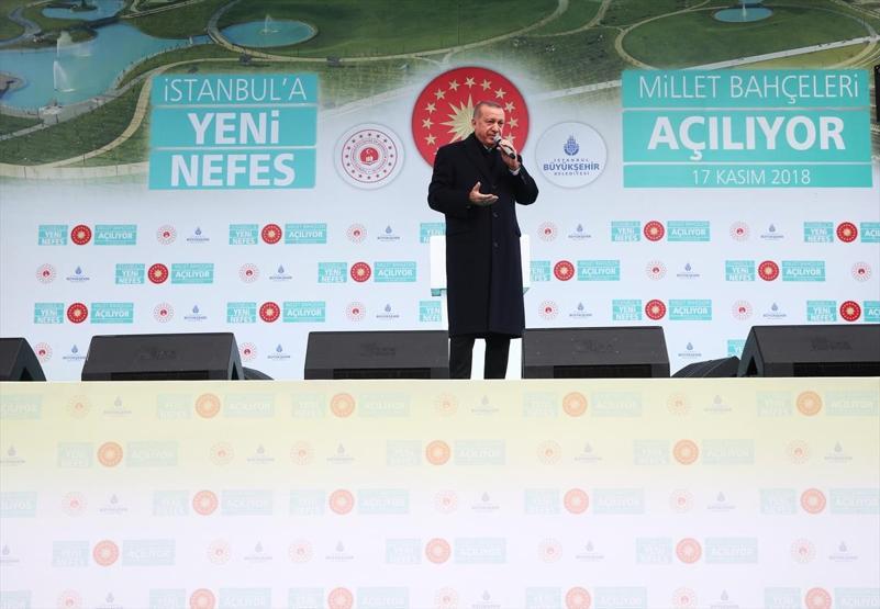 İstanbulun yeni millet bahçeleri açılış töreninden kareler