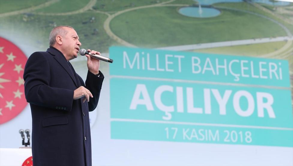 İstanbulun yeni millet bahçeleri açılış töreninden kareler