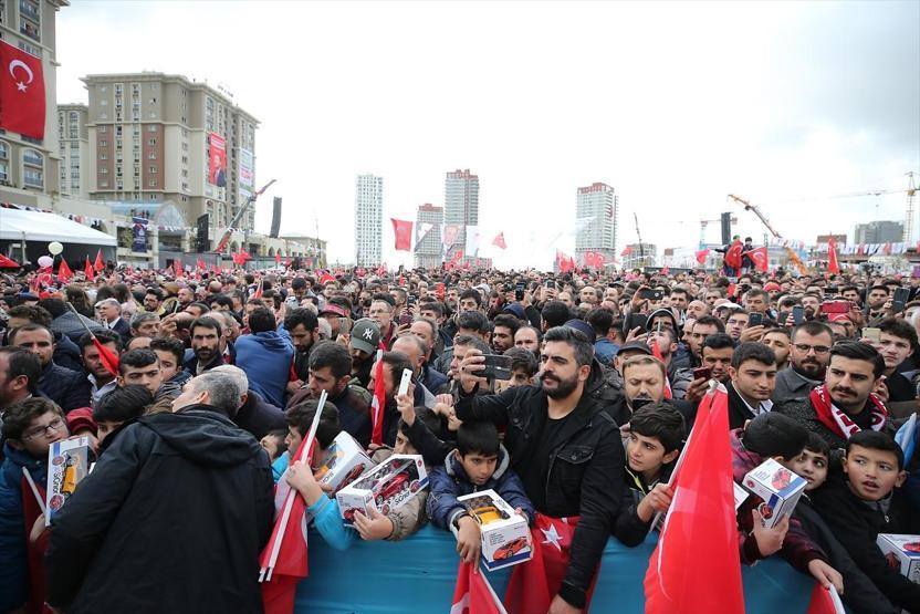 İstanbulun yeni millet bahçeleri açılış töreninden kareler