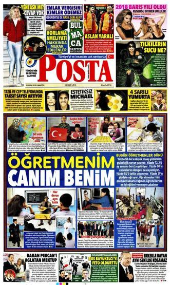 24 Kasım 2018 - Gazete Manşetleri
