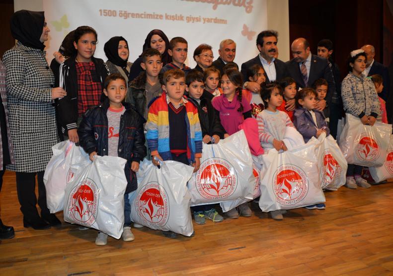 TOGEMDERden 1500 çocuğa kışlık kıyafet