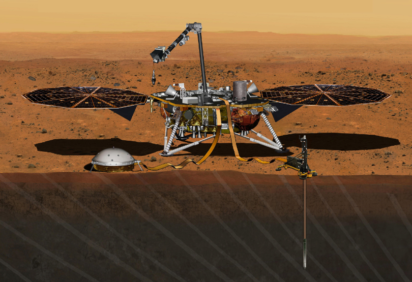 NASA açıkladı: InSight Marsa indi
