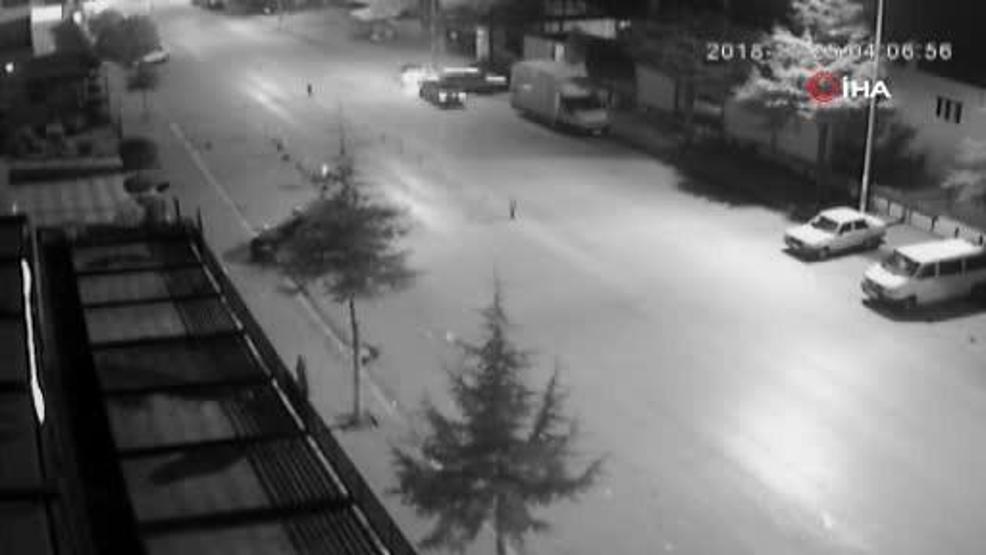 Drift yaparken kaza yaptı ehliyeti de aracı da kaptırdı