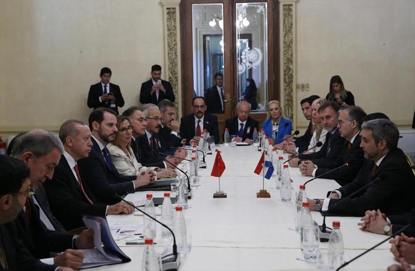 Cumhurbaşkanı Erdoğana Paraguay Devlet Nişanı