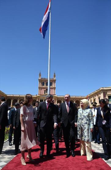 Cumhurbaşkanı Erdoğana Paraguay Devlet Nişanı