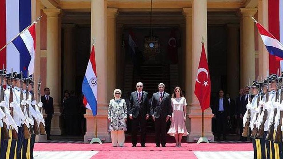 Cumhurbaşkanı Erdoğana Paraguay Devlet Nişanı