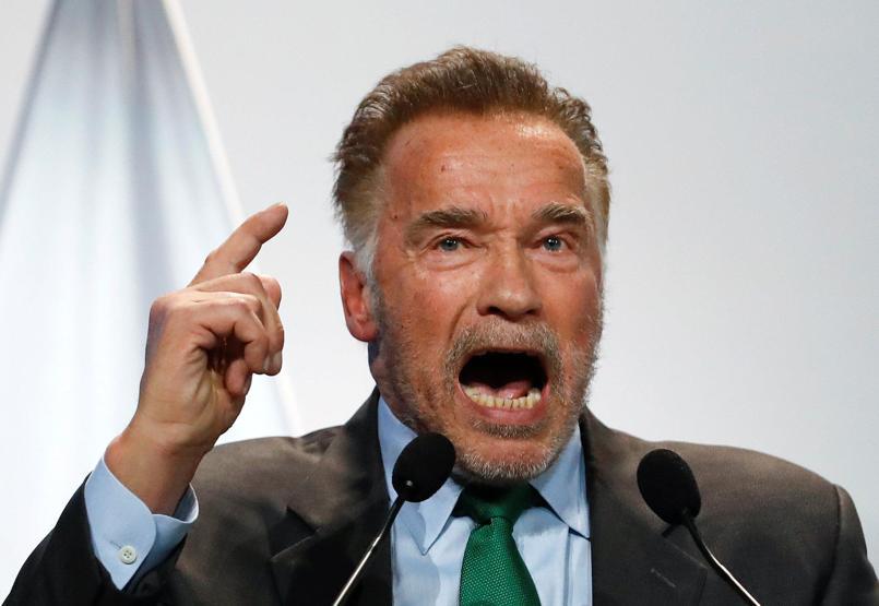 Arnold Schwarzenegger: Çatlak bir başkanımız var
