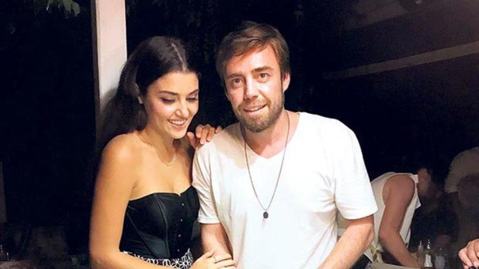 Murat Dalkılıçtan Hande Erçele jest