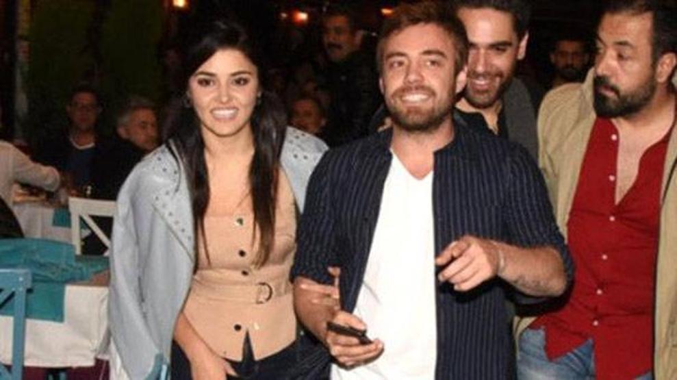 Murat Dalkılıçtan Hande Erçele jest