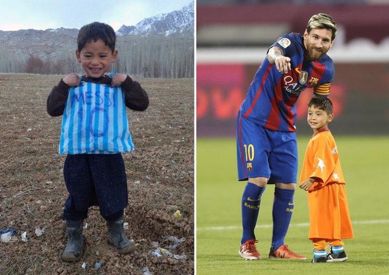 Poşetten Messi forması giyen Murtaza Ahmadinin ağlatan hikayesi