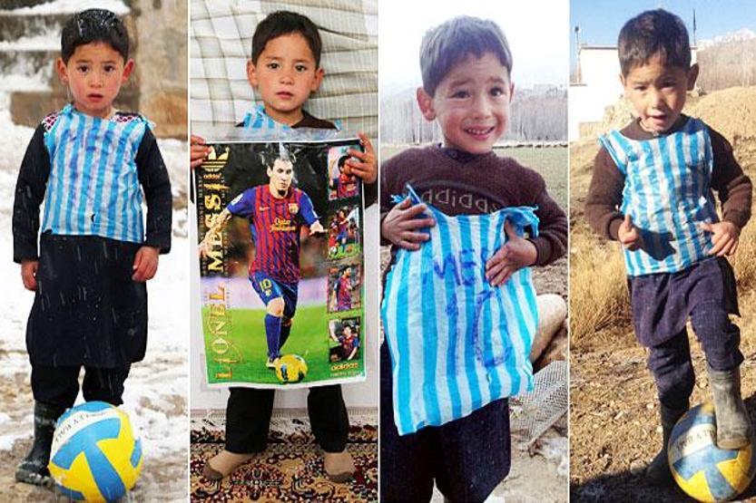 Poşetten Messi forması giyen Murtaza Ahmadinin ağlatan hikayesi