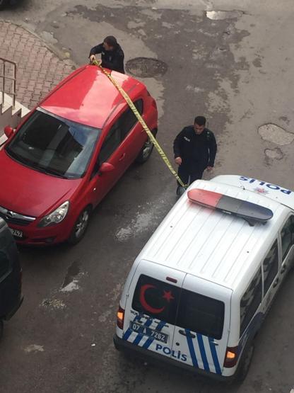 Antalyadaki sokak ortasındaki silahlı kavga kamerada