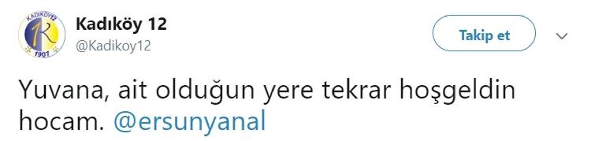 Ersun Yanal geldi Twitter yıkıldı