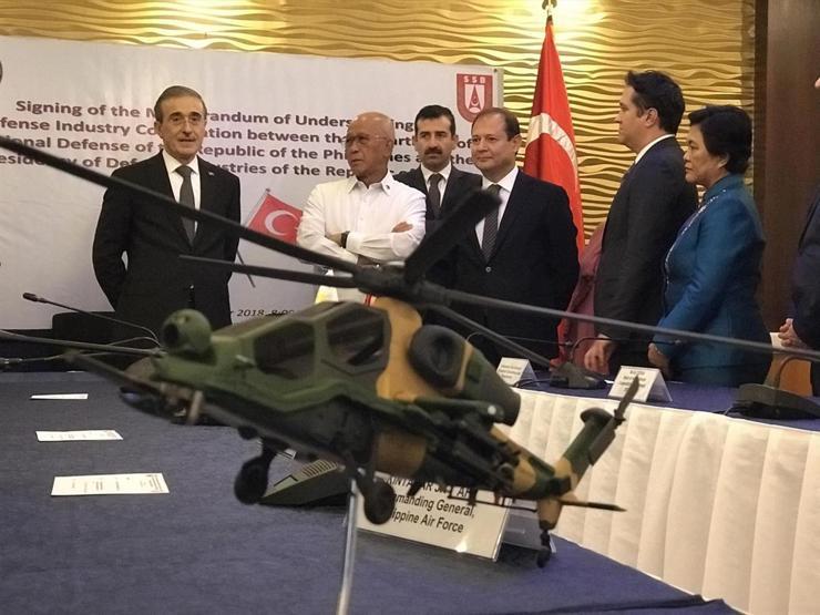 Atak helikopterine Filipinler yolu açıldı
