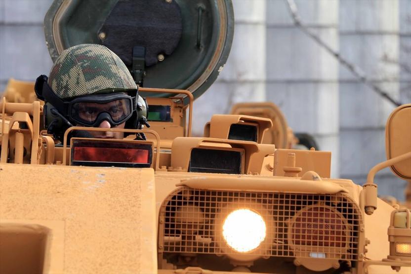 Zırhlı araçlar Çankırıdan yola çıktı