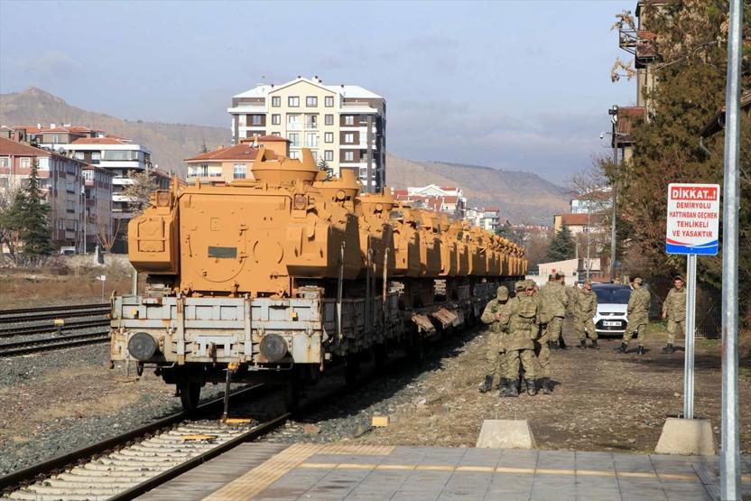Zırhlı araçlar Çankırıdan yola çıktı