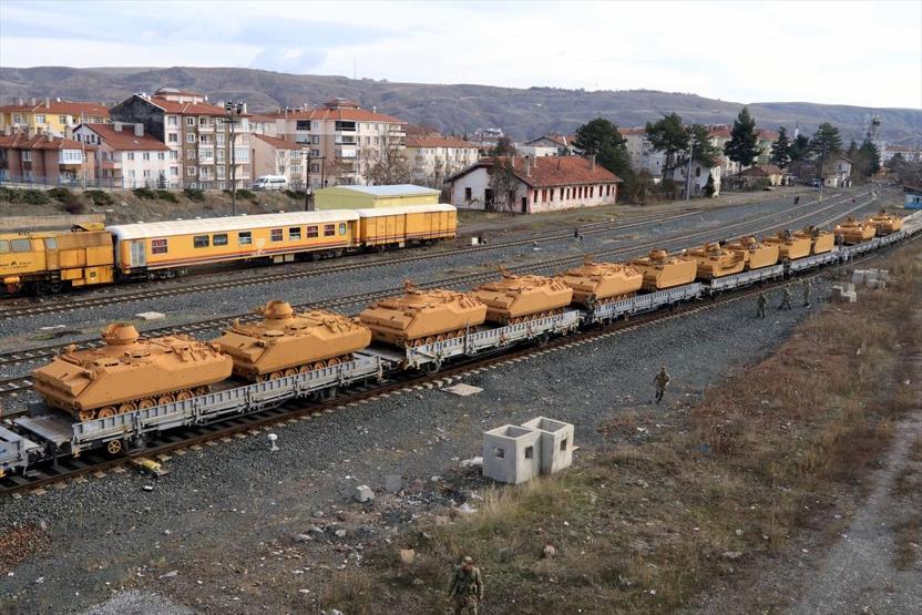 Zırhlı araçlar Çankırıdan yola çıktı