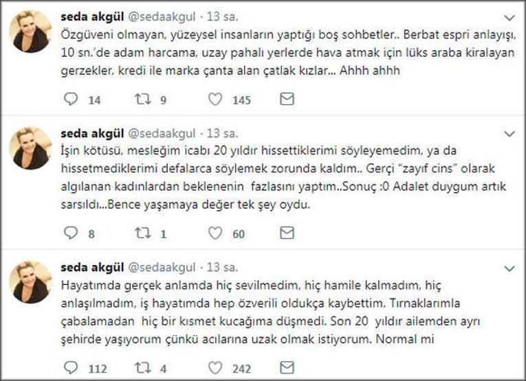 Seda Akgül: Hayatımda hiç sevilmedim