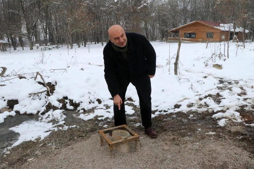 Boluda sondaj çalışmasında kuyudan gaz çıktı