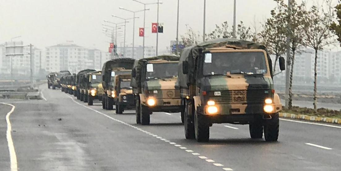 Suriye sınırına takviye sevkiyatları devam ediyor