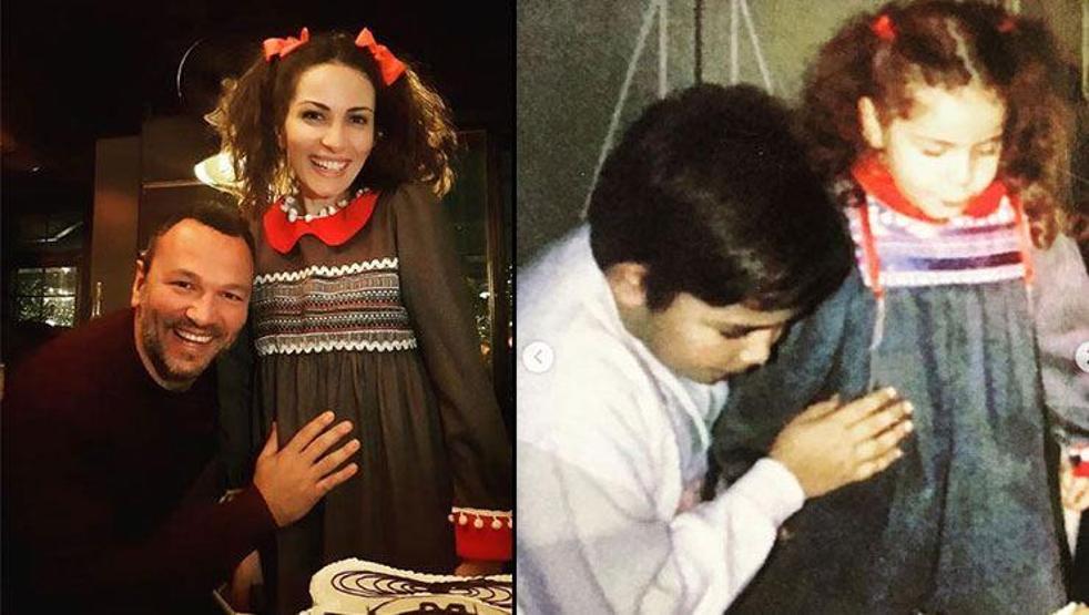 Ezo Sunal ve Ali Sunaldan yıllar sonra aynı poz