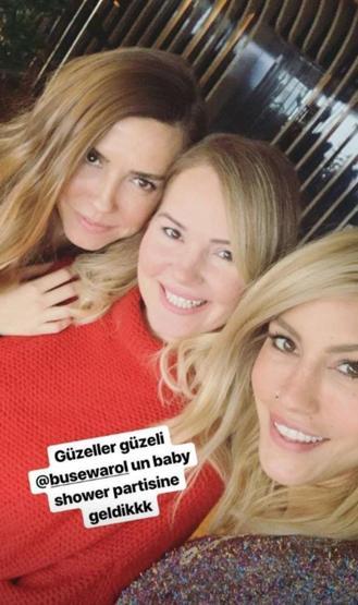 Alişan ve Buse Tektaş baby shower partisi yaptı