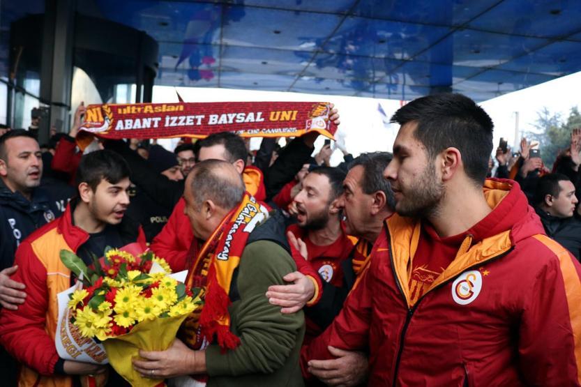 Boluda Galatasaray izdihamı