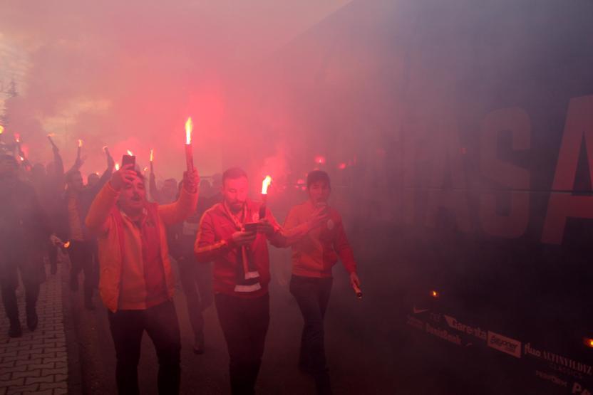 Boluda Galatasaray izdihamı
