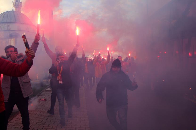 Boluda Galatasaray izdihamı