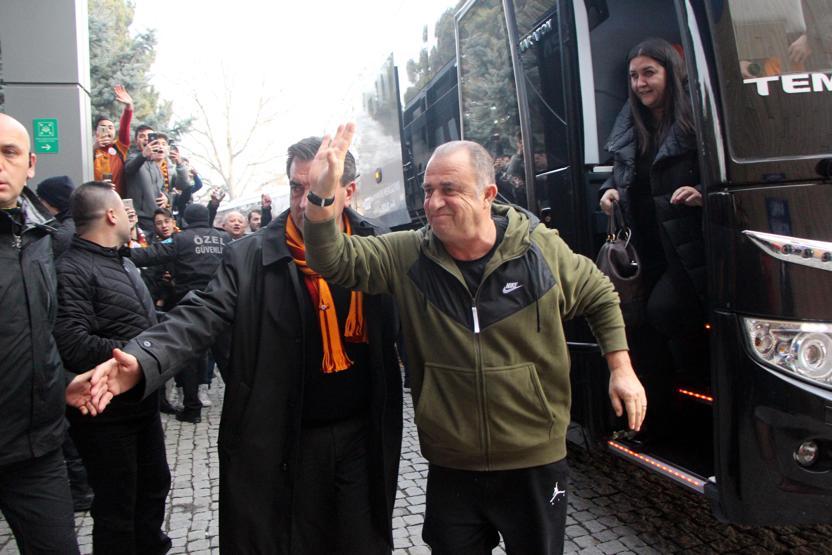 Boluda Galatasaray izdihamı