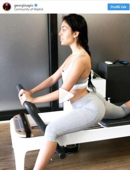 Pilates yapan futbolcu eşleri