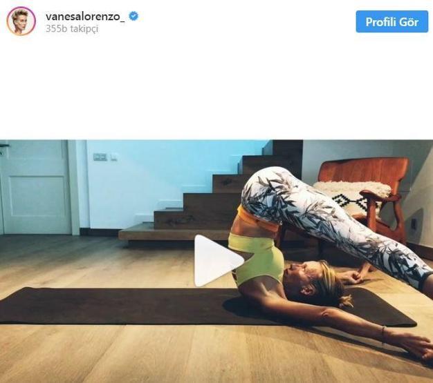 Pilates yapan futbolcu eşleri