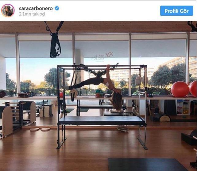 Pilates yapan futbolcu eşleri