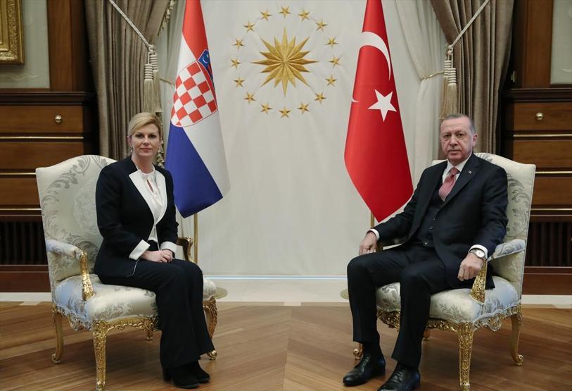 Cumhurbaşkanı Erdoğan, Kitaroviçi resmi törenle karşıladı