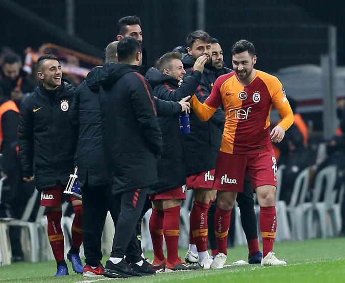 Galatasaray sahasında şov yaptı