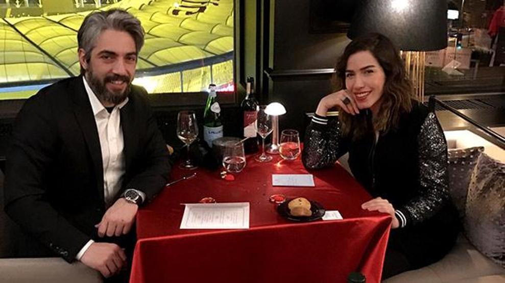 Burcu Güneş ve Hakan Kutal Berlinde ön balayında
