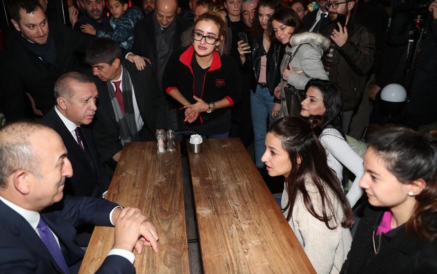 Erdoğan Antalyada vatandaşlarla sohbet etti