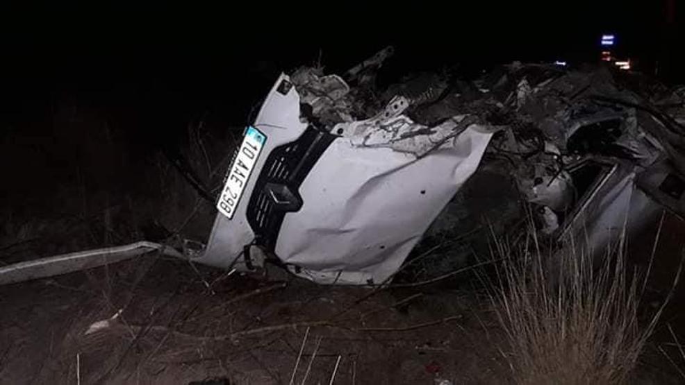 Dur ihtarına uymadı, ters şeritte kaza yaptı