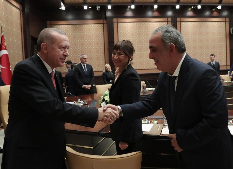 Son dakika... Sinema sektörü temsilcileri Cumhurbaşkanlığı Külliyesinde