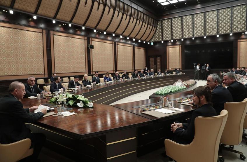 Son dakika... Sinema sektörü temsilcileri Cumhurbaşkanlığı Külliyesinde