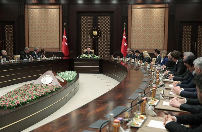 Son dakika... Sinema sektörü temsilcileri Cumhurbaşkanlığı Külliyesinde