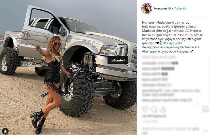 Ivana Sert mutluluğunu takipçileriyle paylaştı