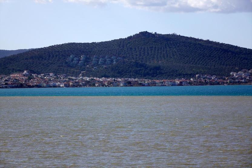 Edremit Körfezinde denizin rengi değişti