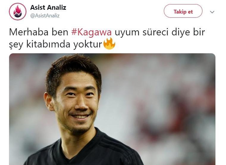 Shinji Kagawa Twitterı salladı