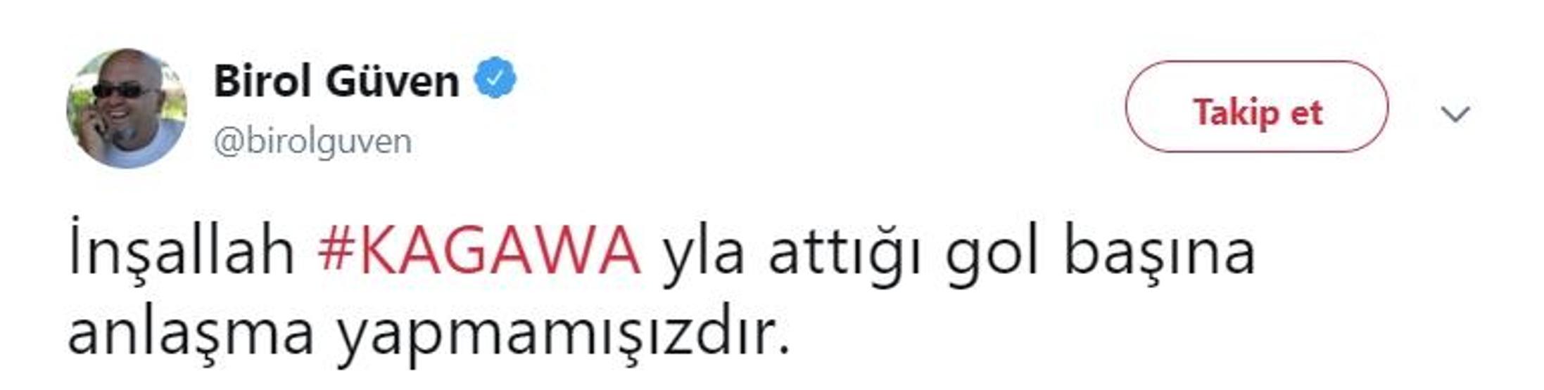 Shinji Kagawa Twitterı salladı